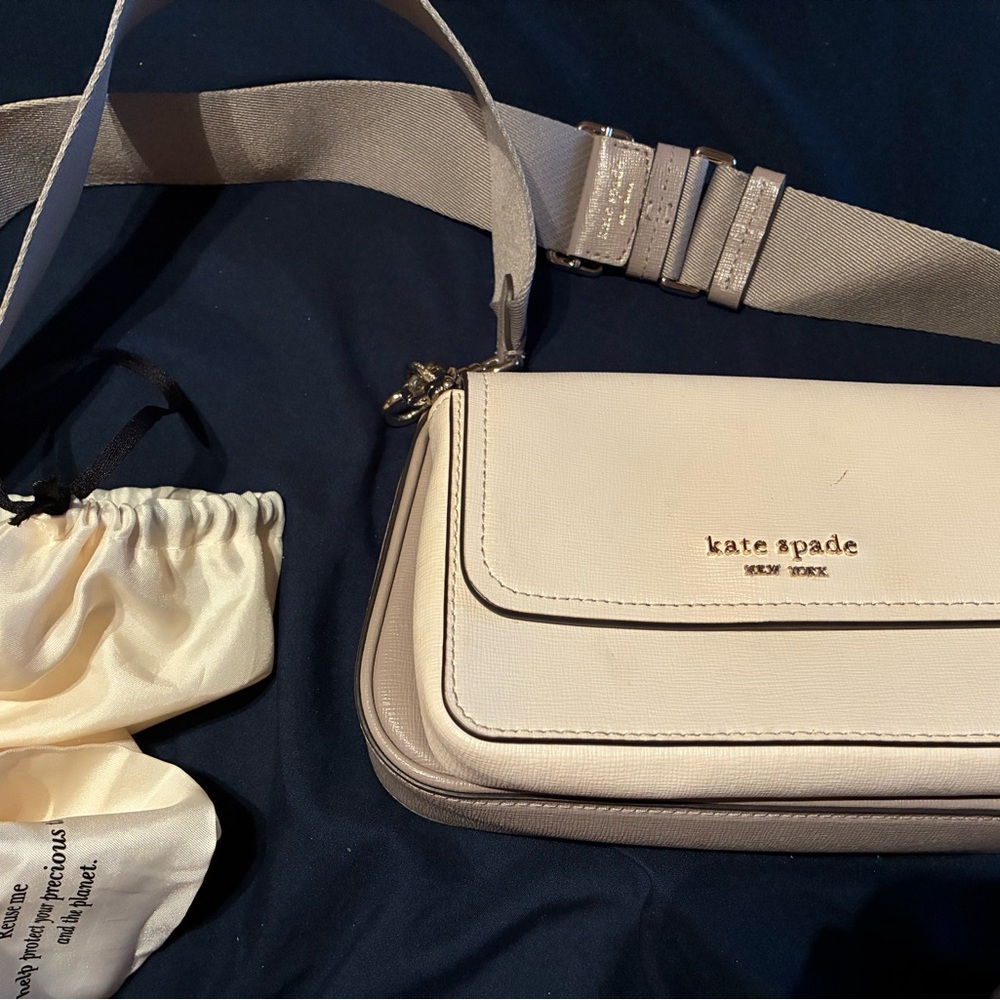 Kate Spade Beige Crossbody Bag